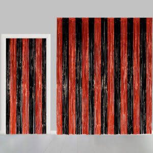 WeFiestaParty Party curtain orange / sort 